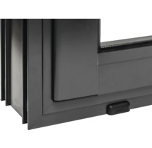 Vue détaillée d'une fenêtre avec cadre