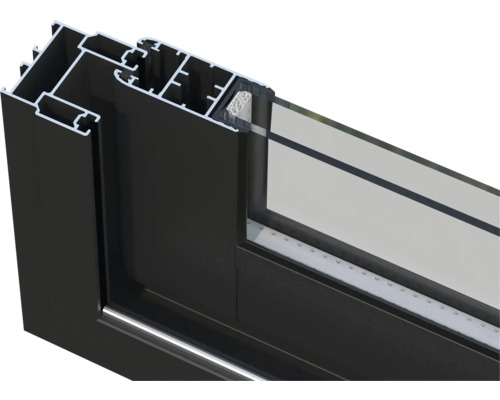 Detailansicht eines Fensterprofils