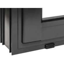 Detailansicht eines Aluminiumfensters