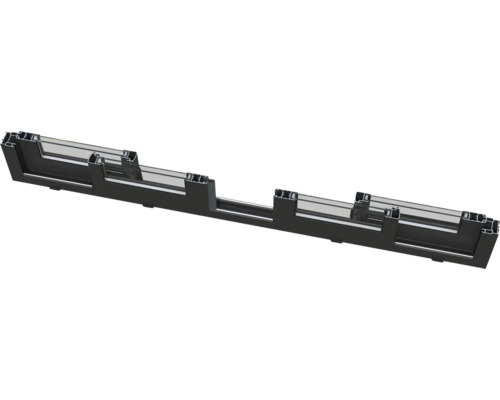 Coupe transversale du profilé d'une construction de fenêtre