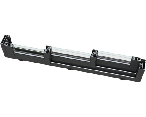 Aluminiumfensterprofil mit Glas