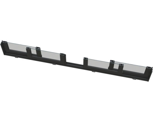 Balkongeländer aus Glas und Aluminium