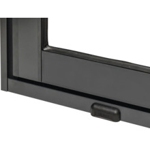 Detailansicht einer Fensters mit Kunststoffrahmen