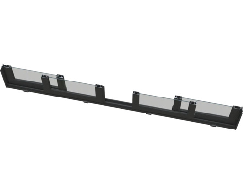 Garde-corps de balcon en métal et verre