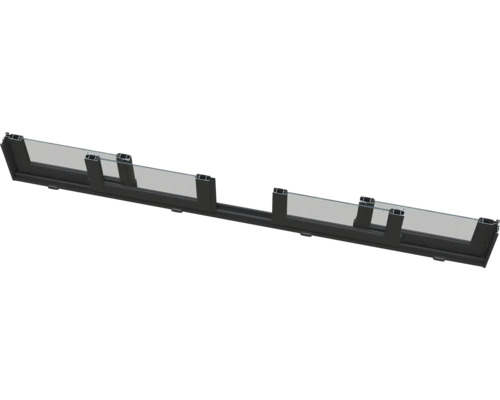 Garde-corps de balcon en verre et métal