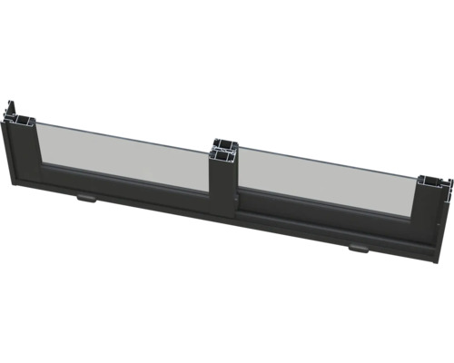 Fenster mit Aluminiumrahmen und Glas