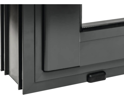 Detailansicht eines Schiebefensters