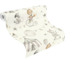 Rouleau de papier peint avec des motifs d'animaux