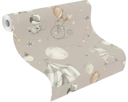 Rouleau de papier peint avec motif de cirque