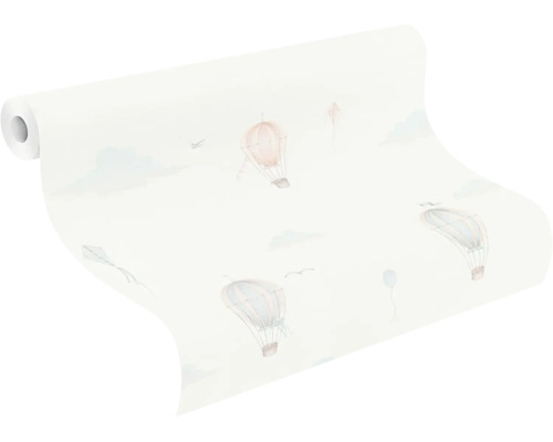 Rouleau de papier peint avec motif de montgolfière