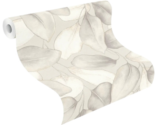 Rouleau de papier peint à motif de feuilles