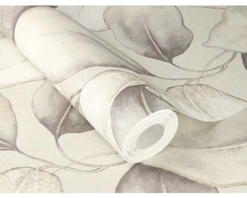 Rouleau de papier peint avec motif de feuilles