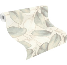Rouleau de papier peint avec motif de feuilles