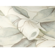Rouleau de papier peint avec motif de feuilles