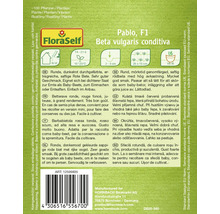 FloraSelf Pablo F1 Pack de graines de betterave rouge