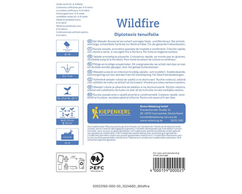 Wildfire Diplotaxis tenuifolia informations sur le produit et conditions de croissance