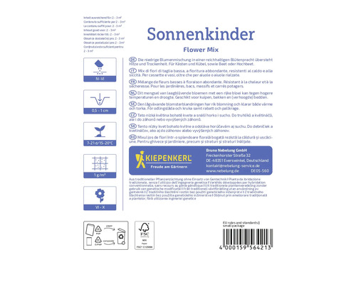 Emballage Sonnenkinder Flower Mix