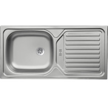 Évier en acier inoxydable avec égouttoir