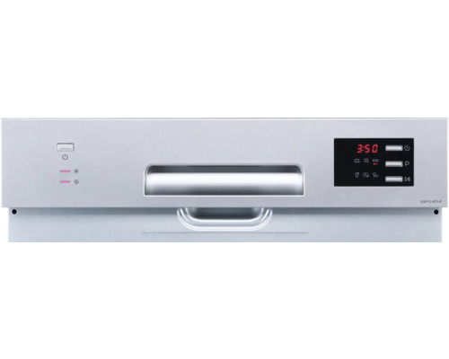 Panneau de commande d'un lave-vaisselle avec affichage numérique et divers boutons de programme