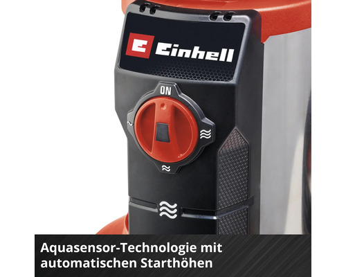 Einhell Logo am Aquasensor mit Automatik Start
