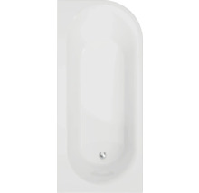 Baignoire rectangulaire en acrylique sanitaire, vue de dessus