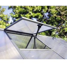 Fenêtre ouverte d'une serre