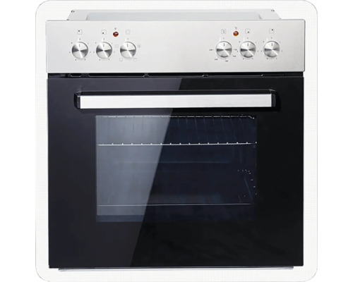 Einbauherd mit Glaskeramikkochfeld und Bedienknöpfen