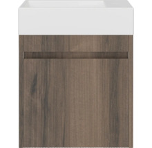 Waschtischunterschrank mit einer Schublade und einem Aufsatzwaschbecken