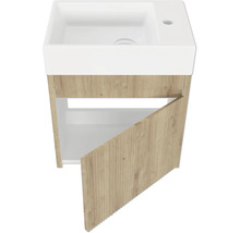 Waschtischunterschrank mit geöffneter Tür