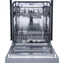 Offener Geschirrspüler mit Geschirrkörben