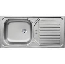 Évier en acier inoxydable avec égouttoir