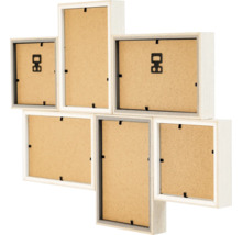 Cadre photo multiple pour six photos