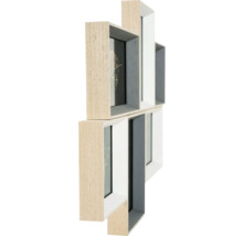 Étagères murales décoratives en bois de différentes formes