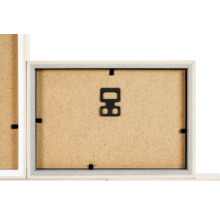 Dos d'un cadre photo en bois