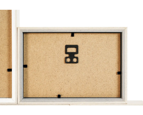 Dos d'un cadre photo en bois