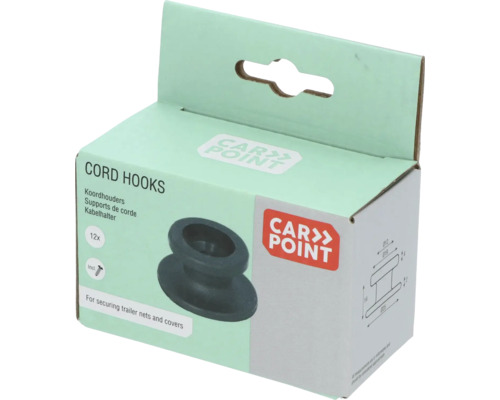 Emballage de 12 crochets de cordon pour fixer les filets et couvertures de remorque