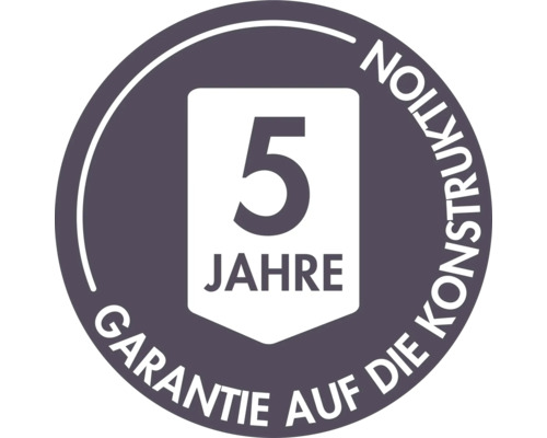 Garantie de cinq ans sur la construction