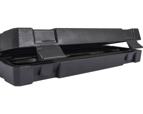 Boîte à outils ouverte en plastique