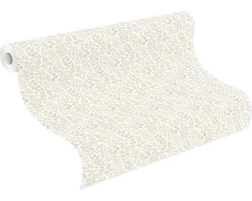 Rouleau de papier peint avec motif floral délicat