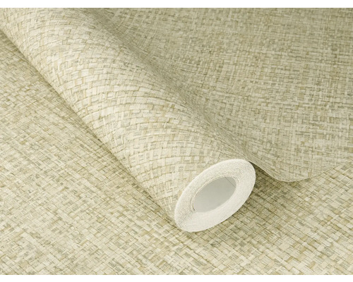Rouleau de papier peint avec structure tissée