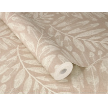 Rouleau de papier peint à motif de feuilles