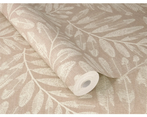 Rouleau de papier peint à motif de feuilles