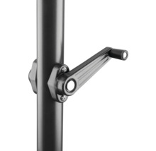 Mécanisme de manivelle d'un parasol pour une utilisation facile