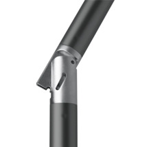 Vue détaillée d'un pied de parasol avec fonction d'inclinaison