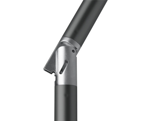 Vue détaillée d'un pied de parasol avec fonction d'inclinaison