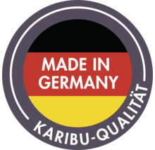 Label Karibu qualité Made in Germany