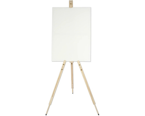 Staffelei mit Leinwand für Kunstbedarf