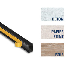 Profilé de montage pour fixation sur béton, papier peint ou bois