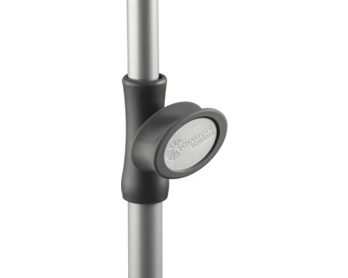 Schneider Schirme Logo auf einem Sonnenschirm