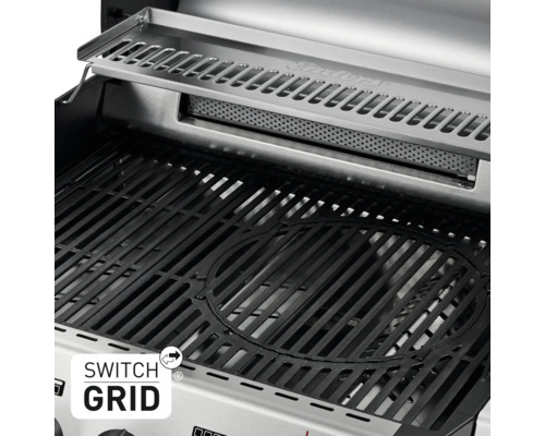 Grill avec grille de maintien au chaud et grille de cuisson Switch Grid